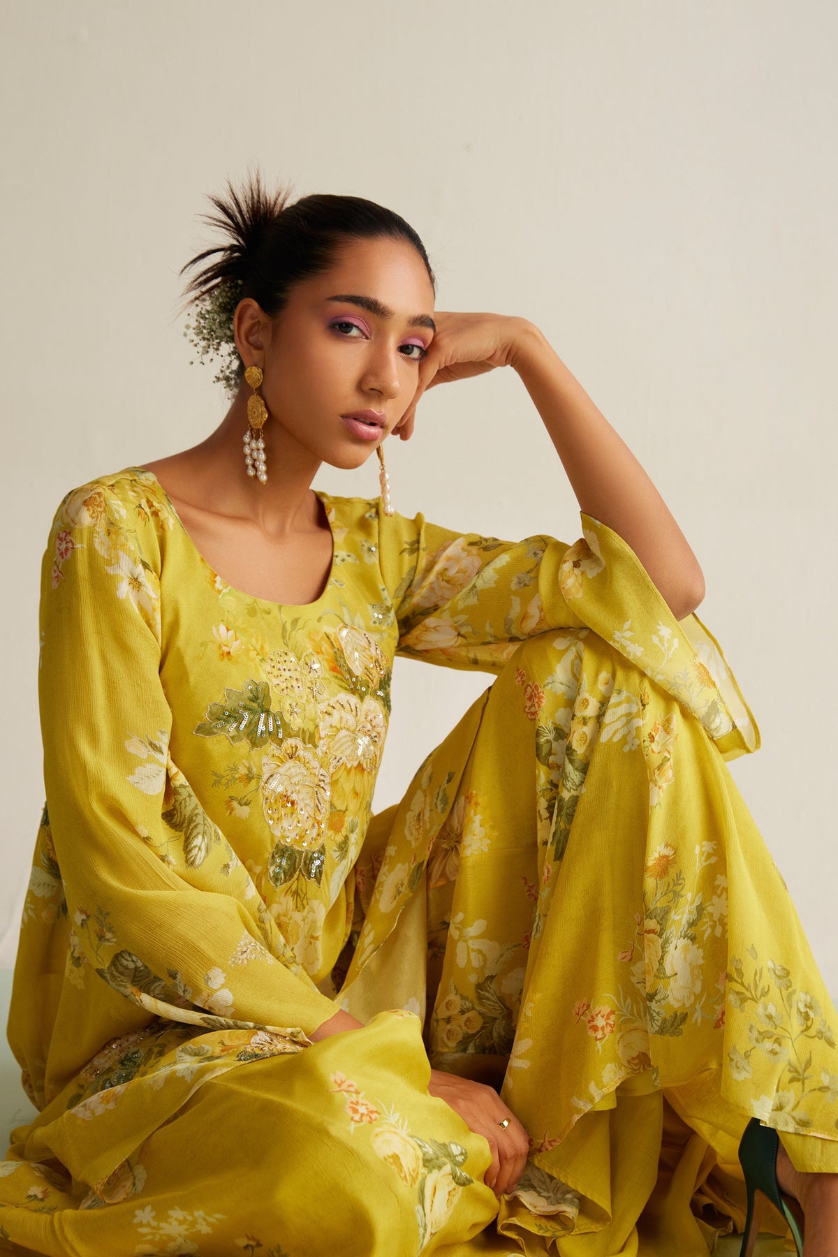 Flowy Anaika Sharara Set