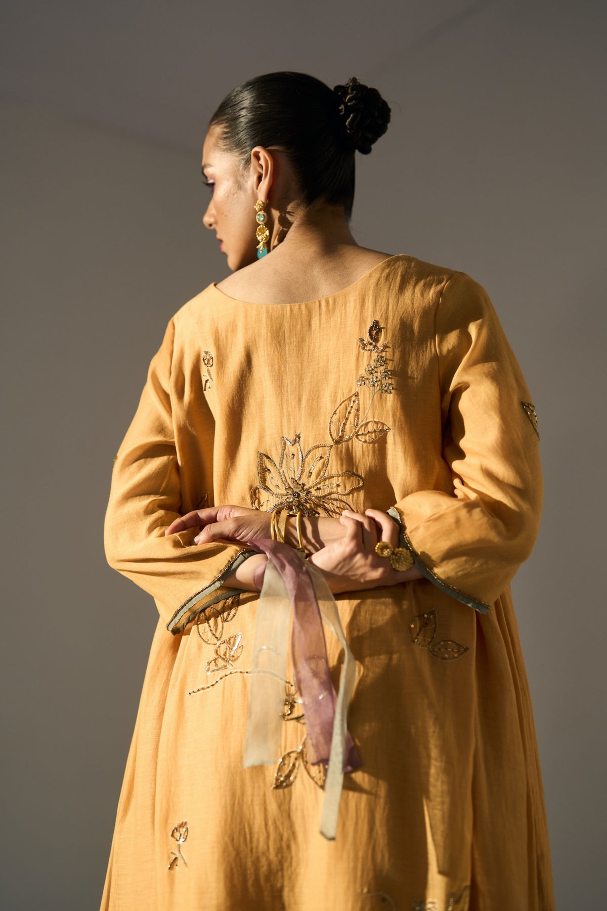 Yellow Mansa Kurta