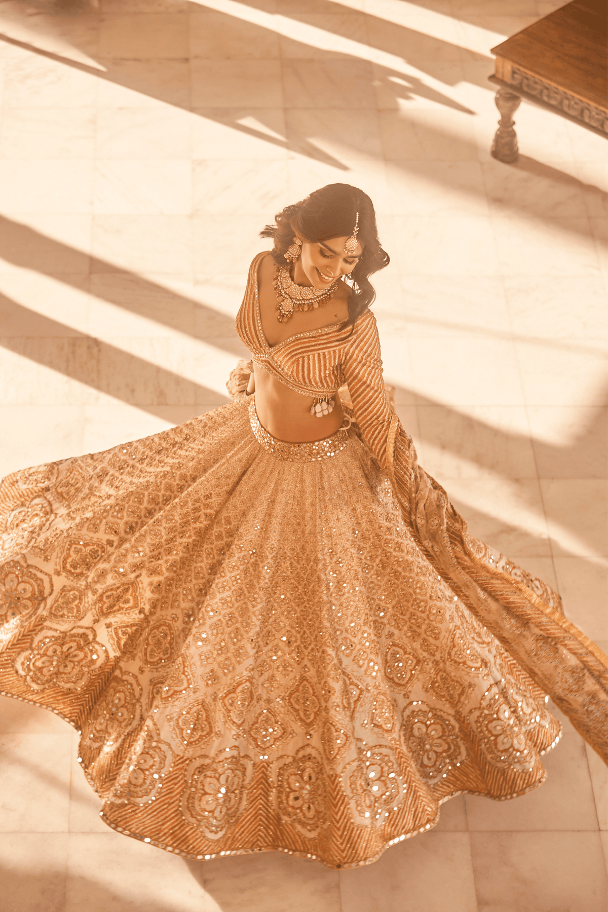 Desert Hues Printed Lehenga Set