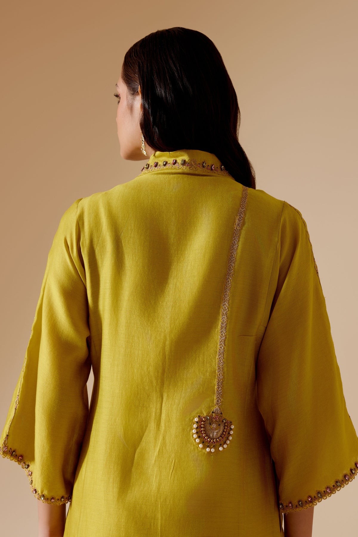 Ambreen Yellow Kurta Set