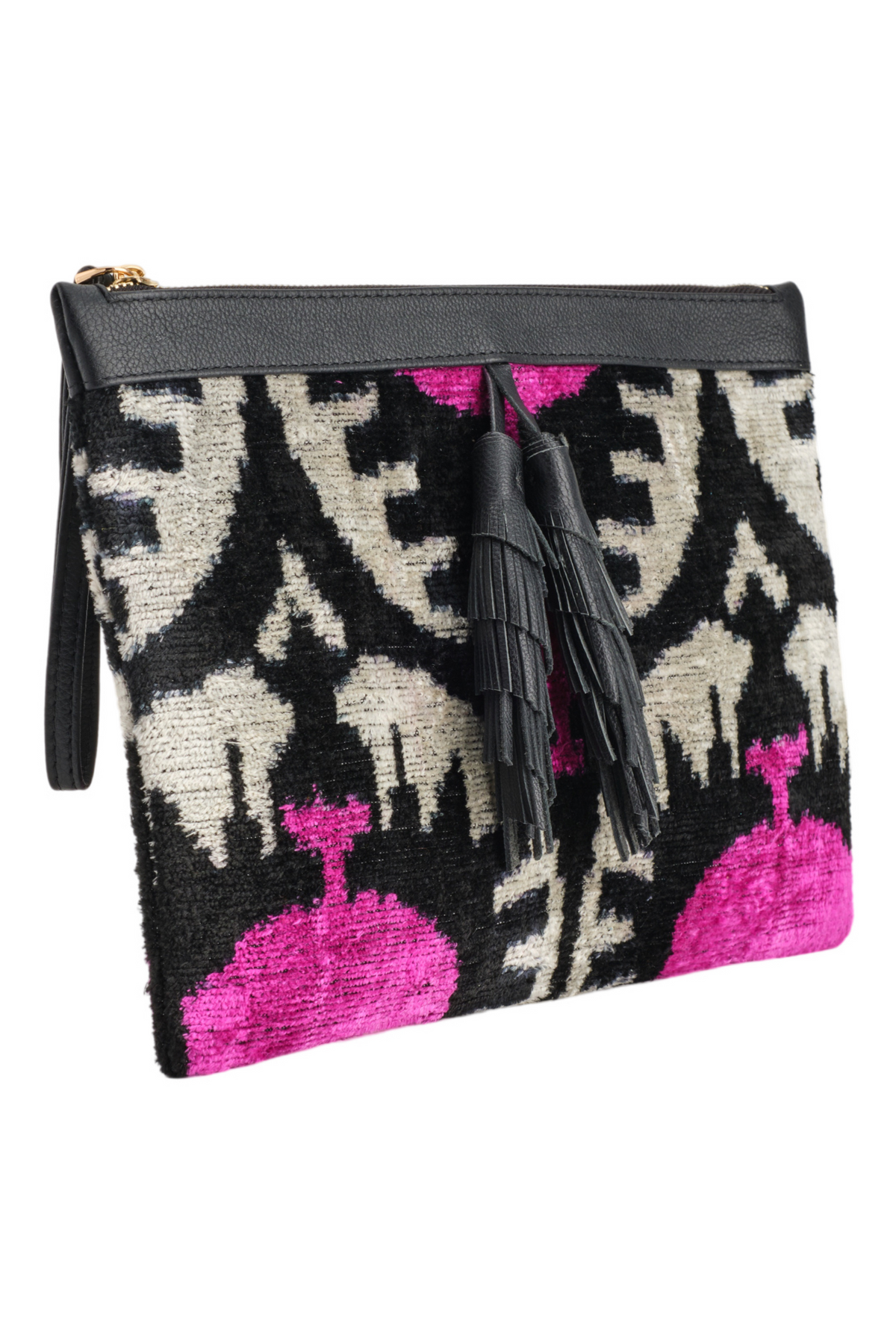 Flat Clutch With Tassel