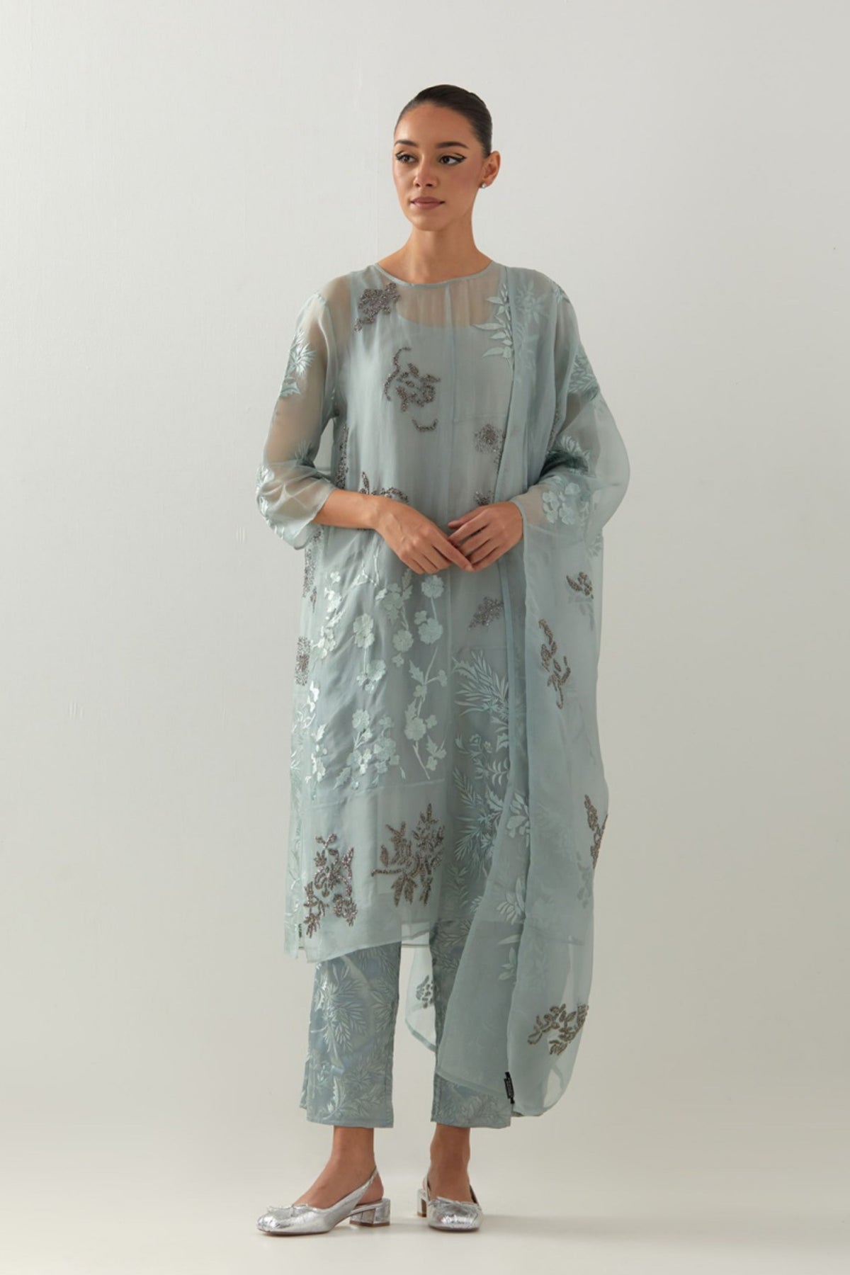 Celadon Kurta Set