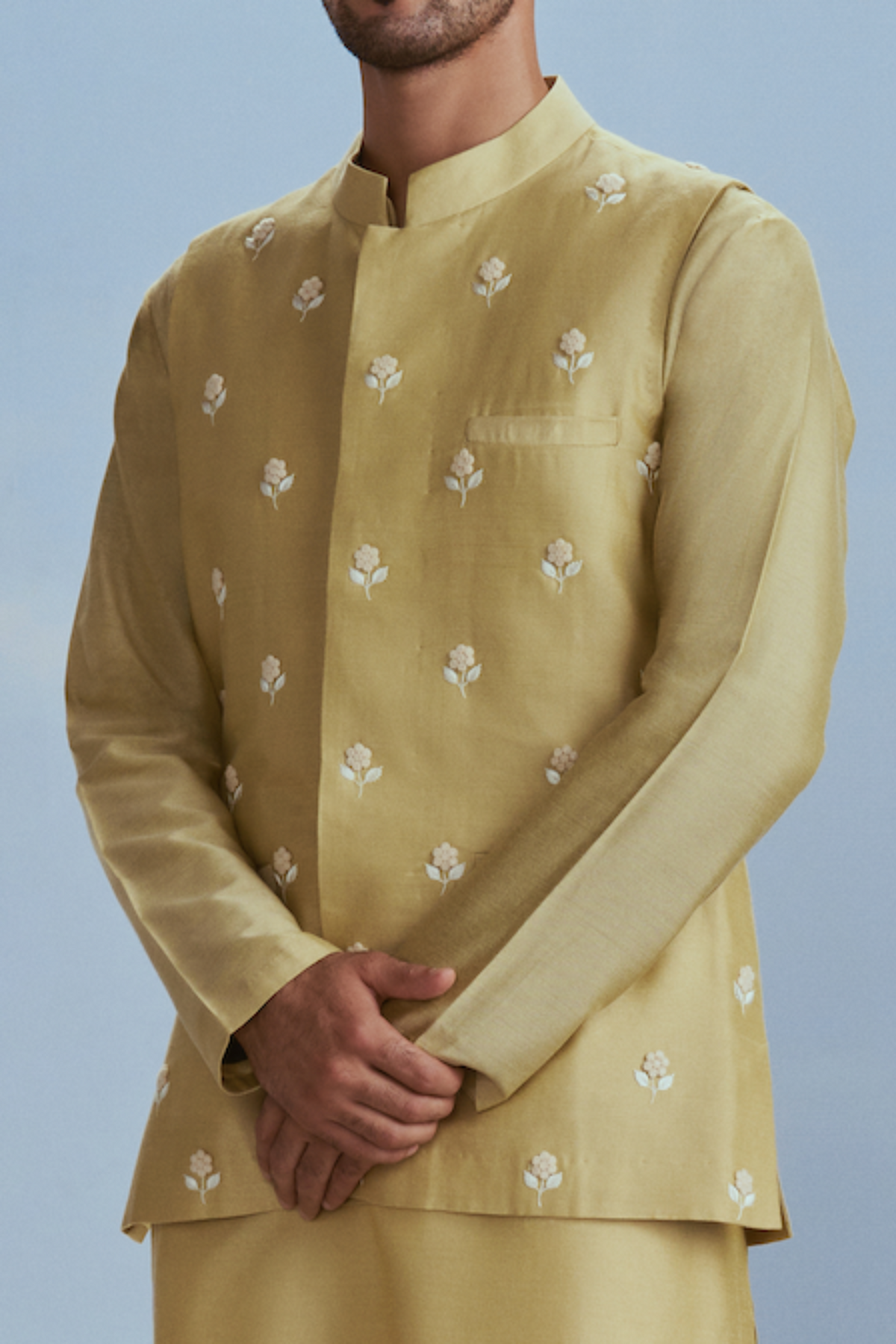 Sap Green Nawab Boota Bundi Set