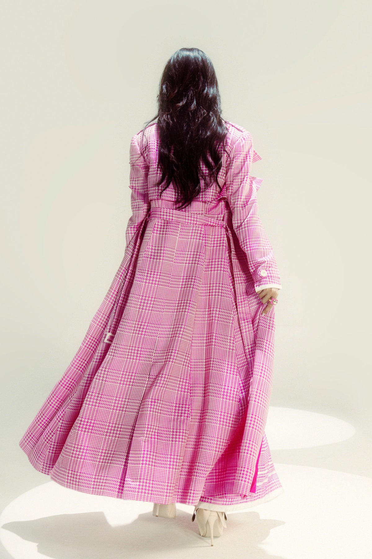 The Cher Pink Trench Coat