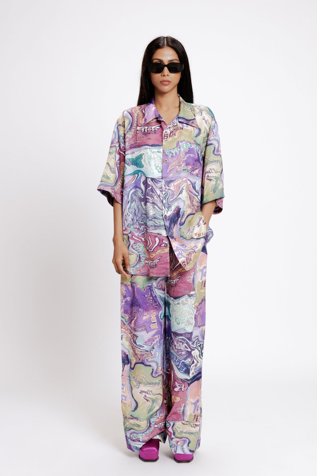 Pan Masala Oversized Bowling Shirt