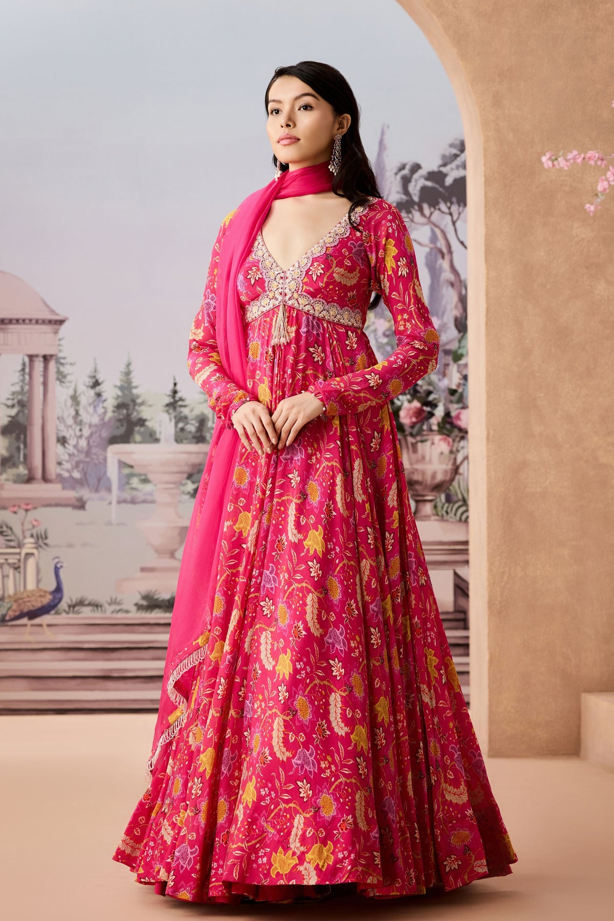 Rj-rani Chintz Anarkali Set