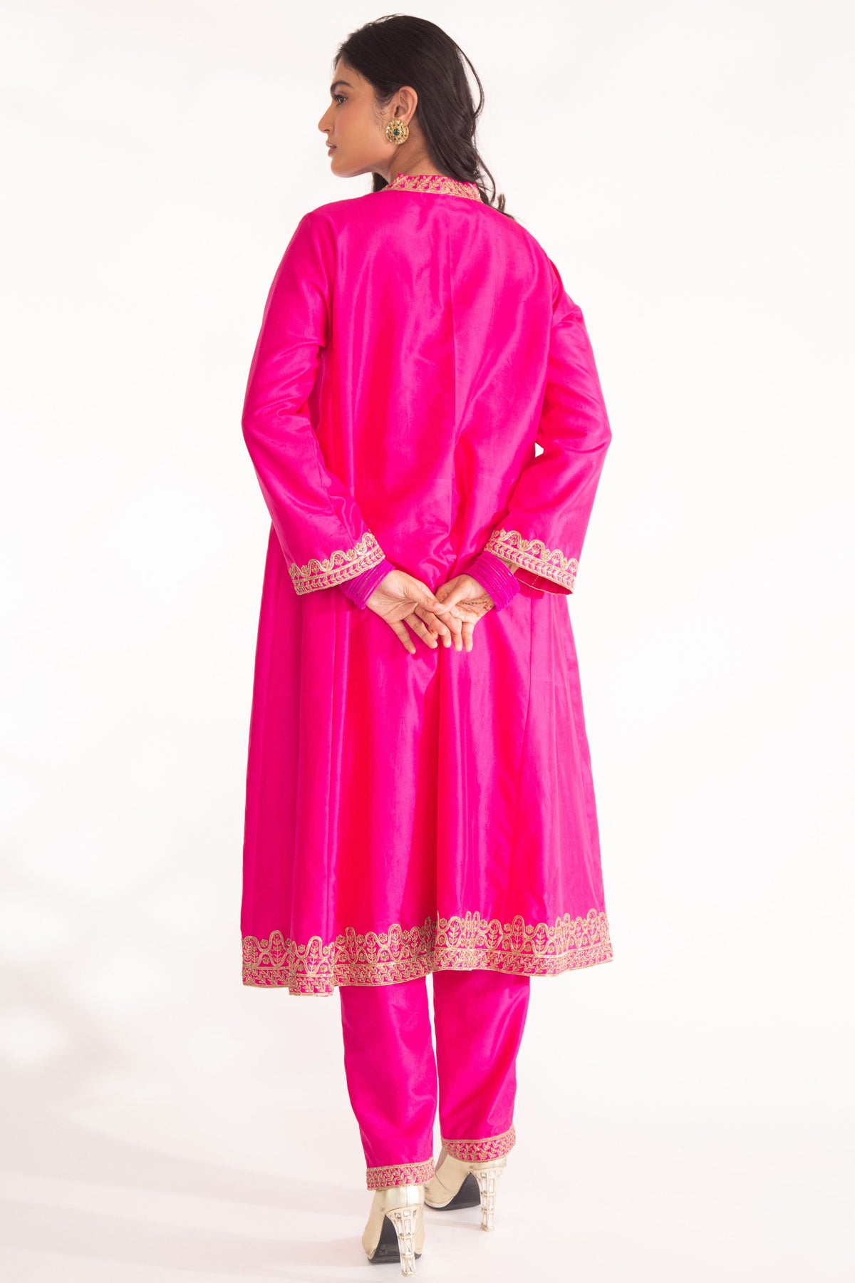 Magenta Pink Dhriti Kurta Set