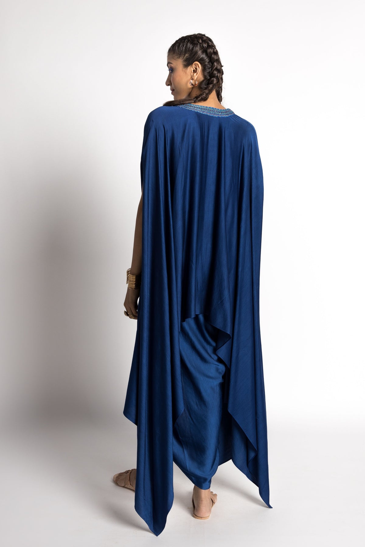 Sapphire Poncho Set