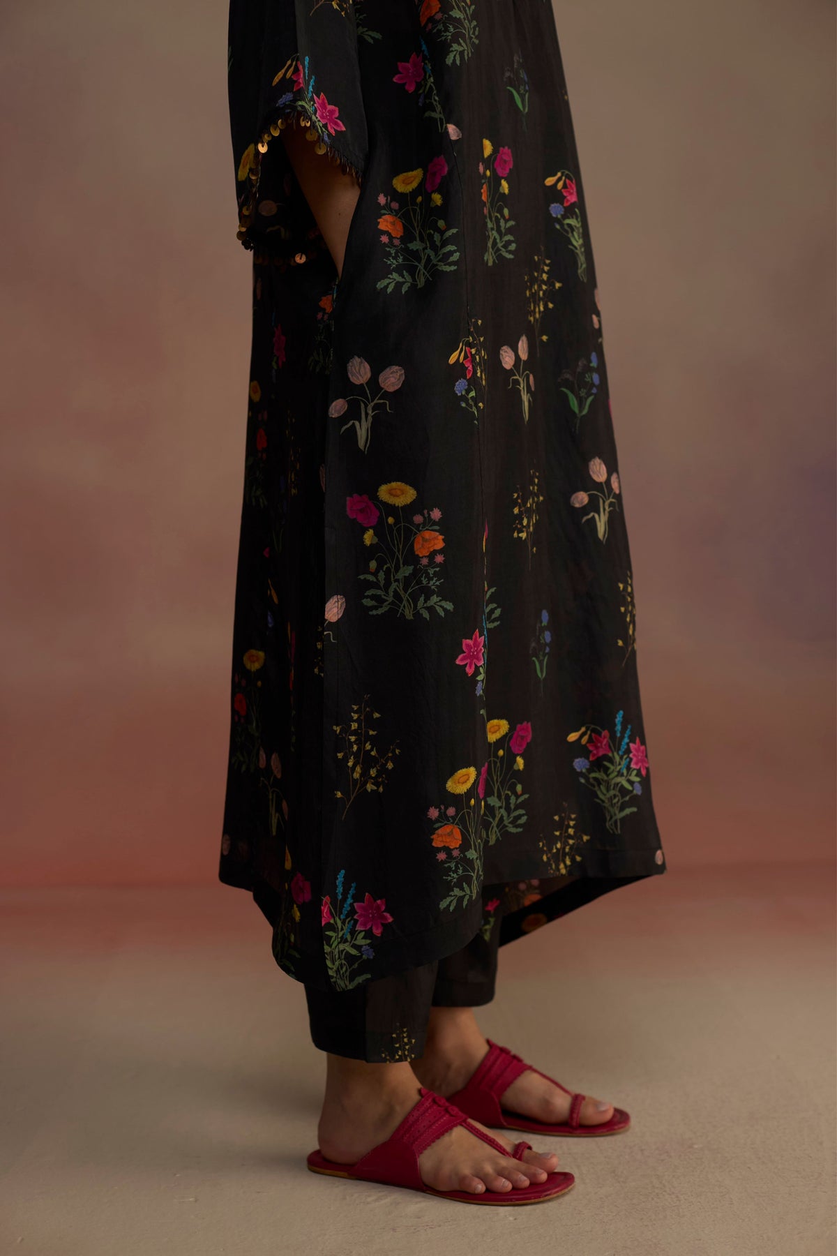 Zaira Long Black Kurta