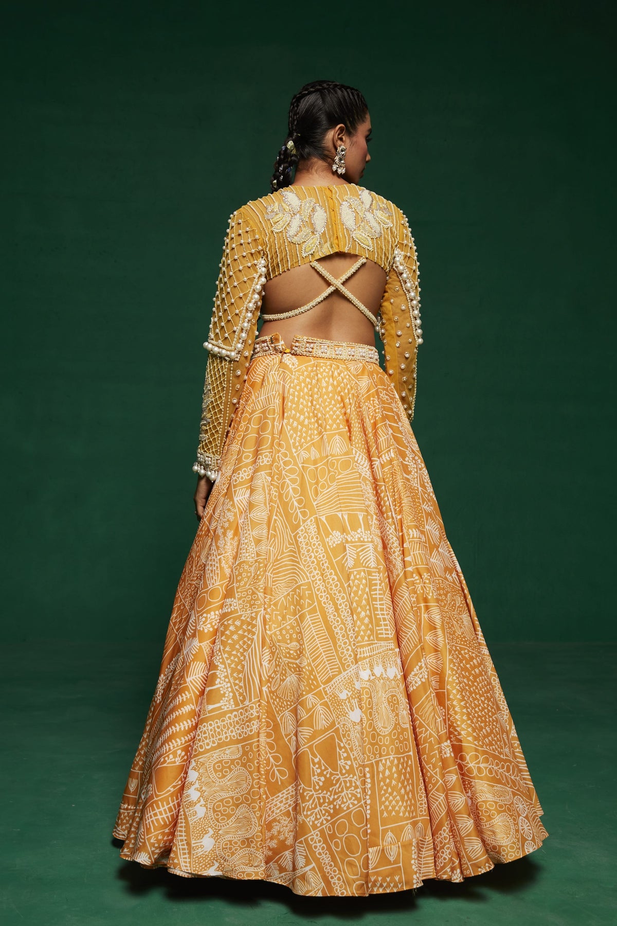 Printed Lehenga With Blouse