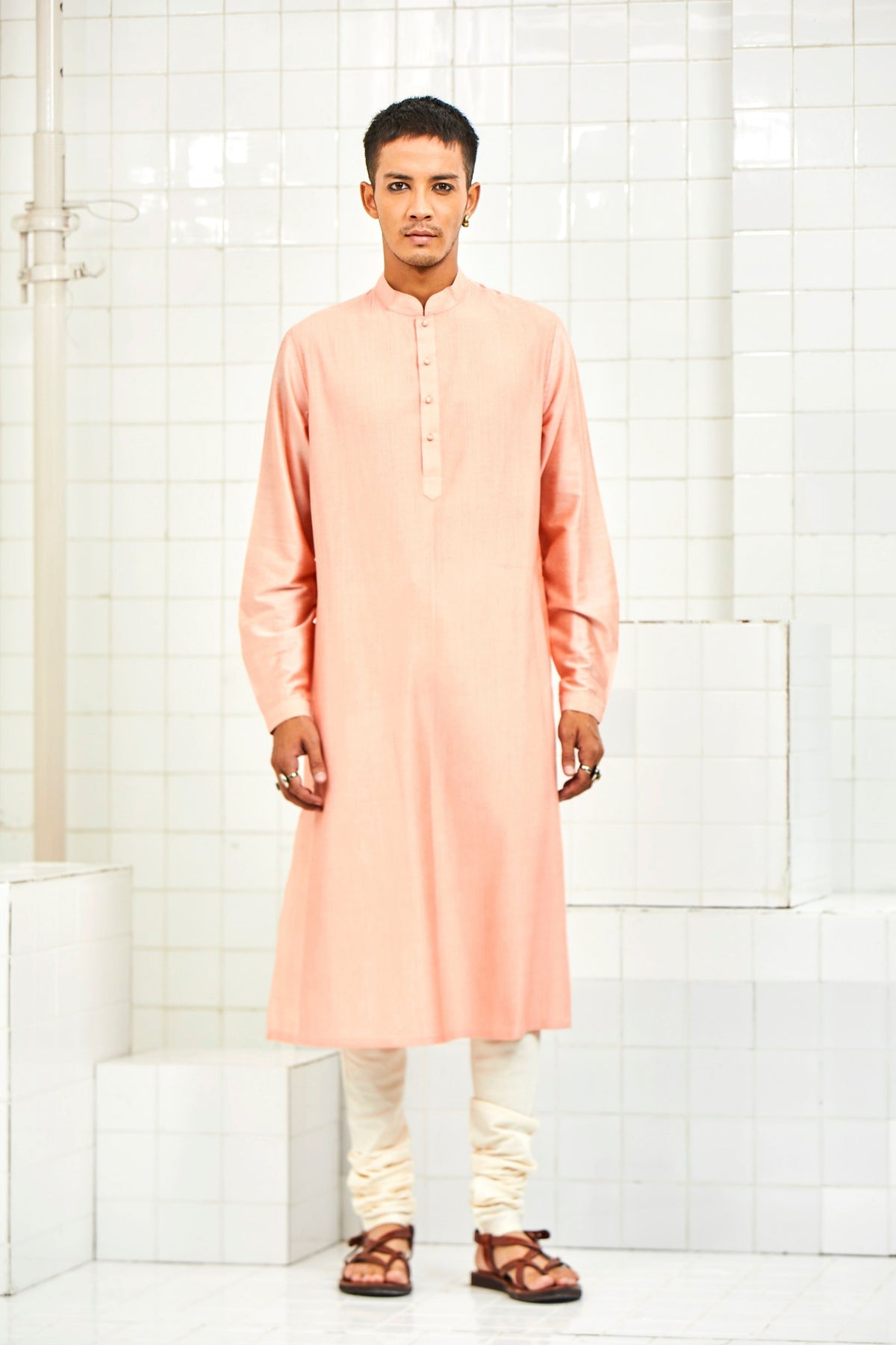 Khinsar Pintuck  Kurta Set