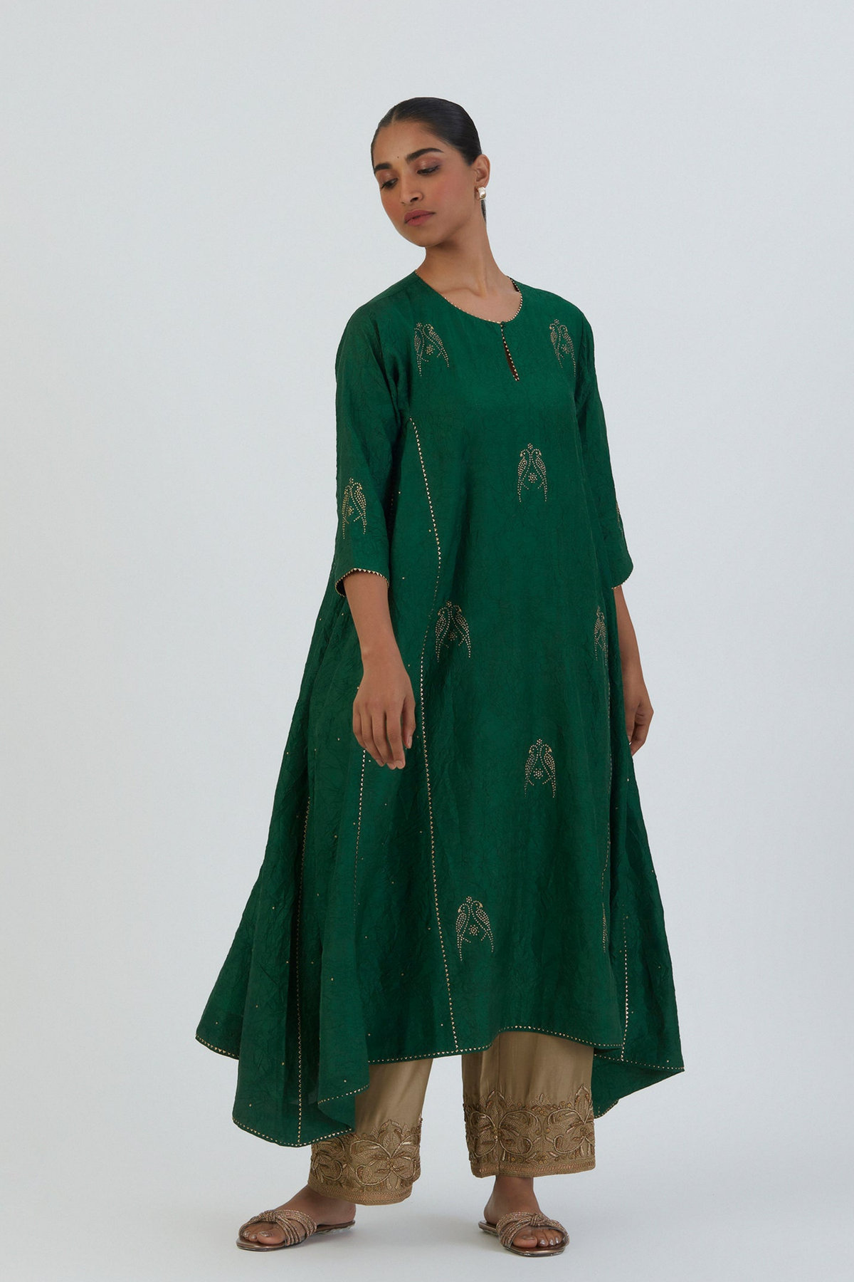 Sujata Green Kurta &amp; Pant