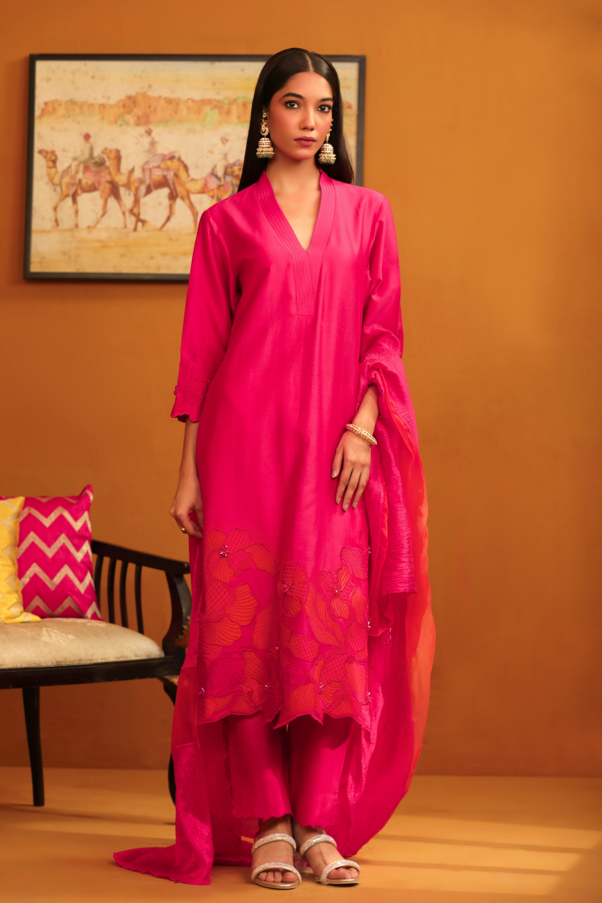 Pakeeza Hot Pink Suit Set