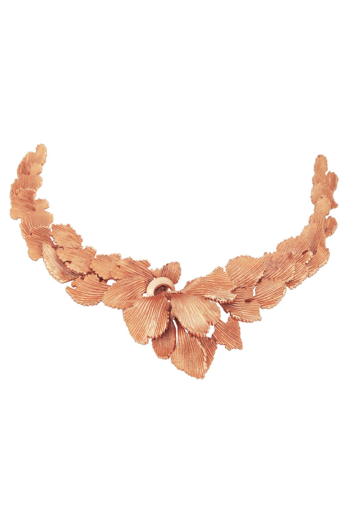 Rose gold floresco necklace