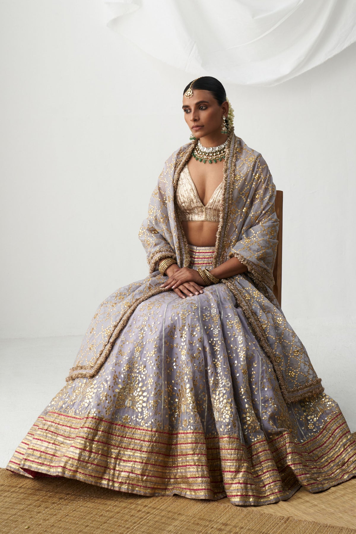 Surmayi Lehenga Set