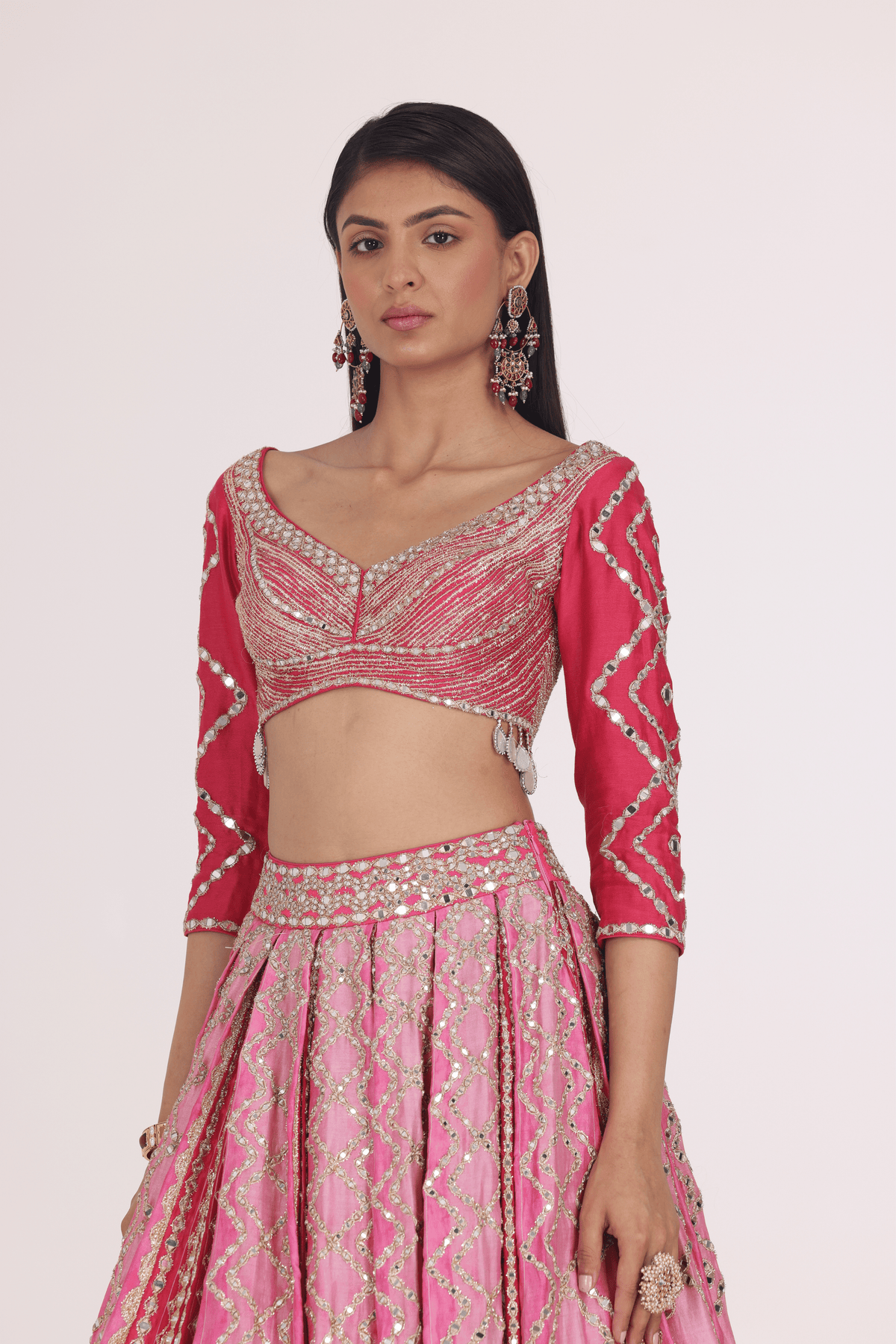 Begam Hues Printed Lehenga Set