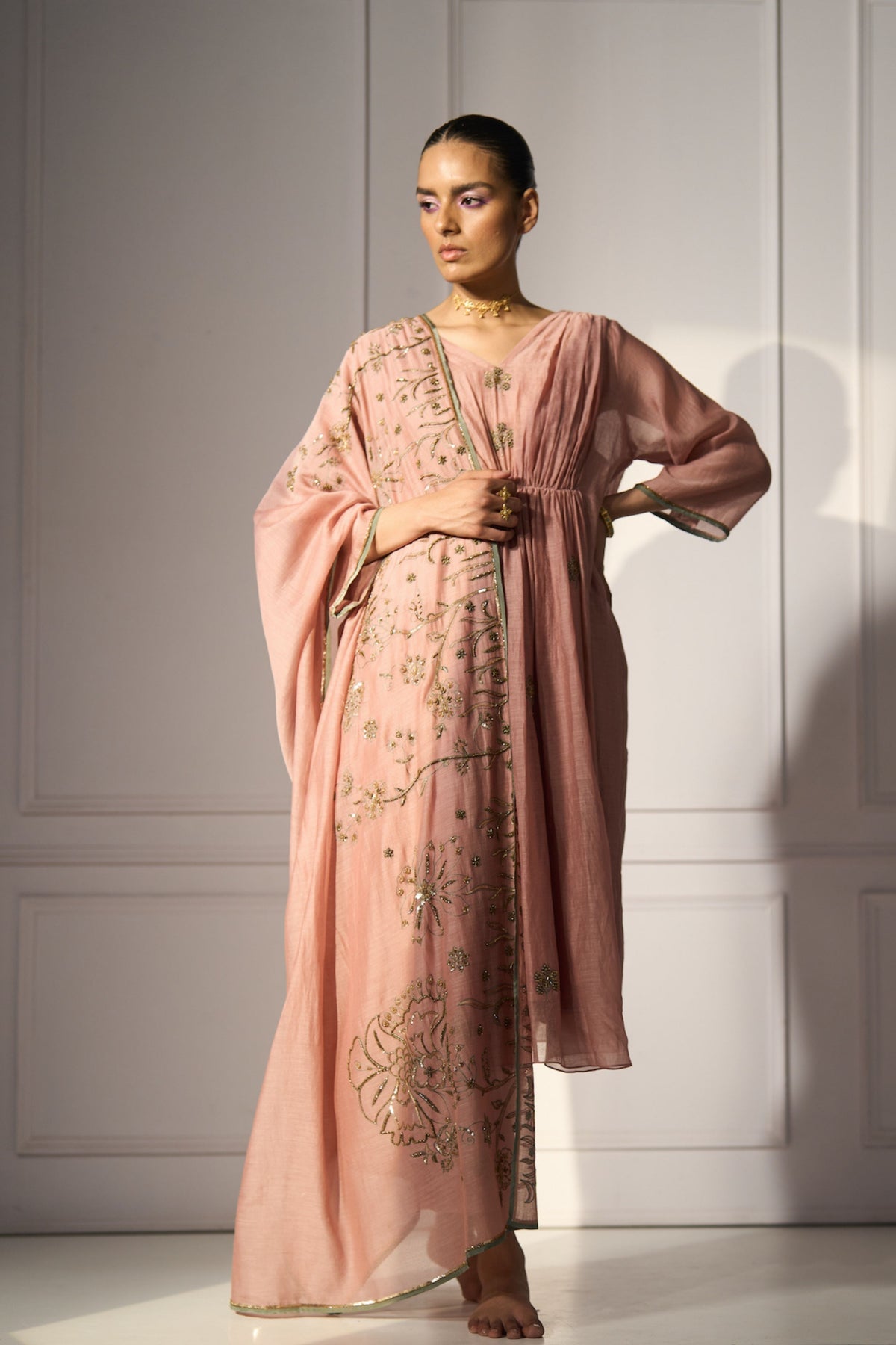 Pink Kashni Kurta