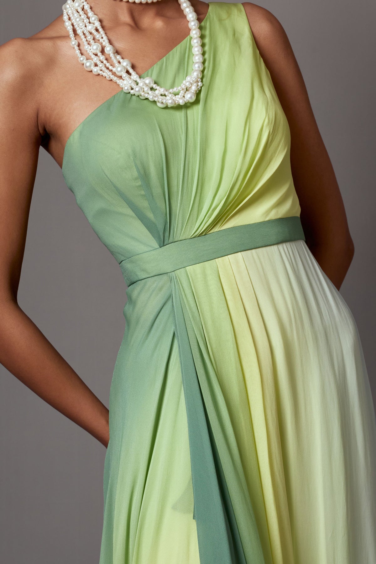 Dusk One Shoulder Gown