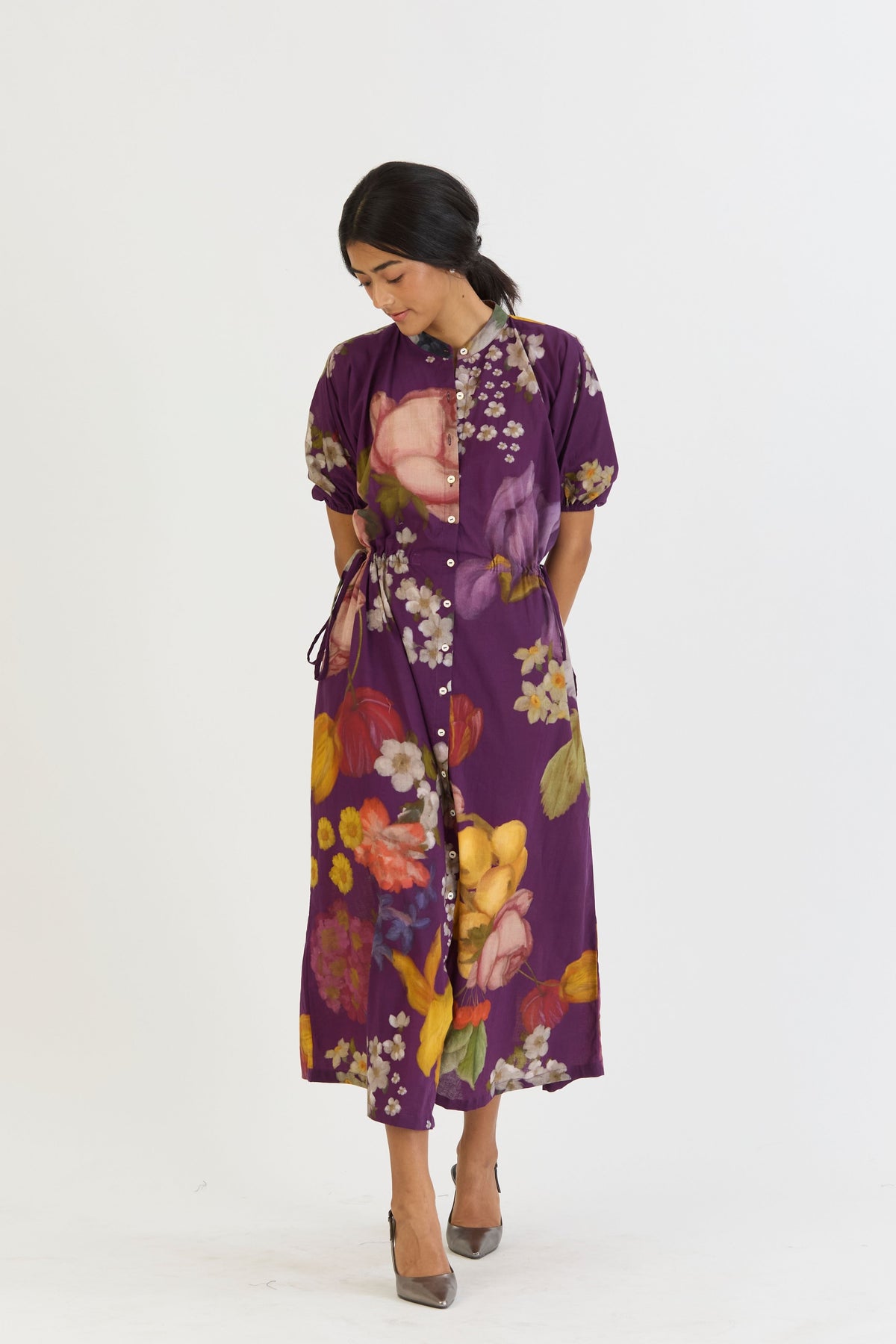 Jamun Side Tie up Dress