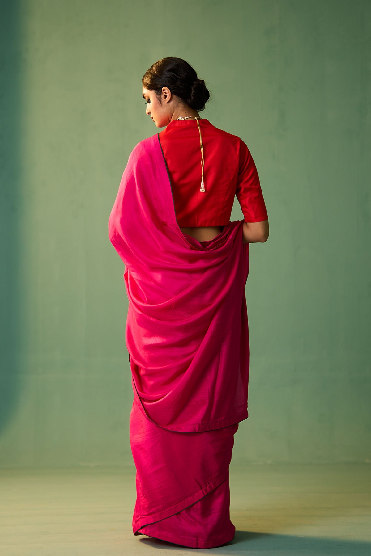 Rani Pink Mayra Saree