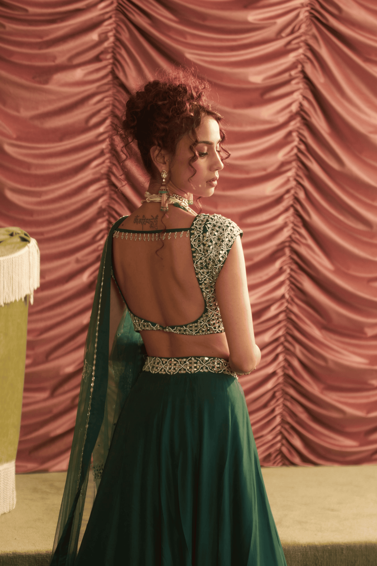 Emerald Lehenga Set