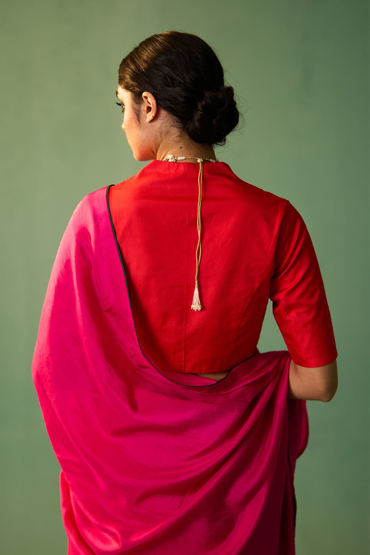 Rani Pink Mayra Saree