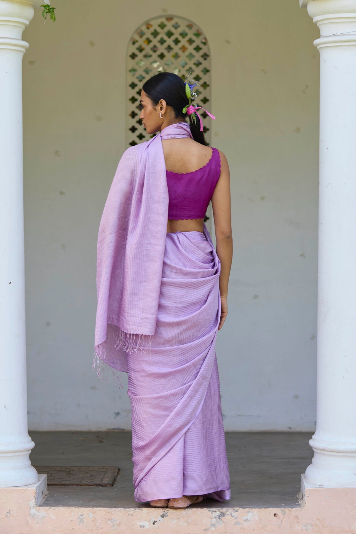 Inner Peace Pink Saree