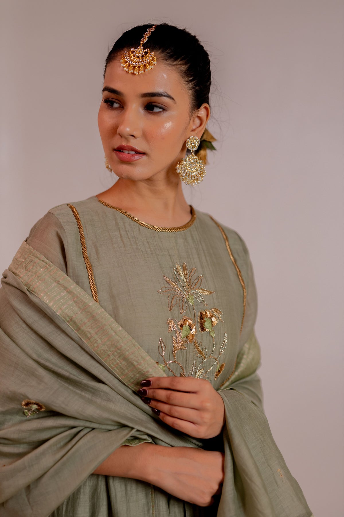 Ruha Green Kurta Set