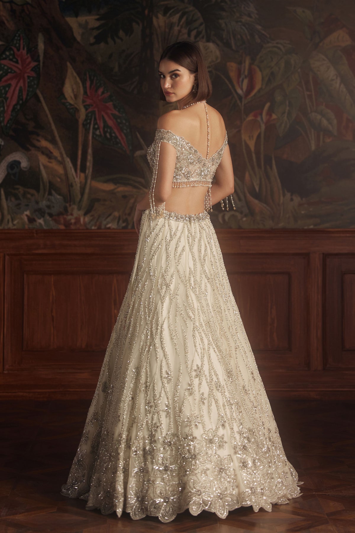 Rigel Ivory Lehenga Set