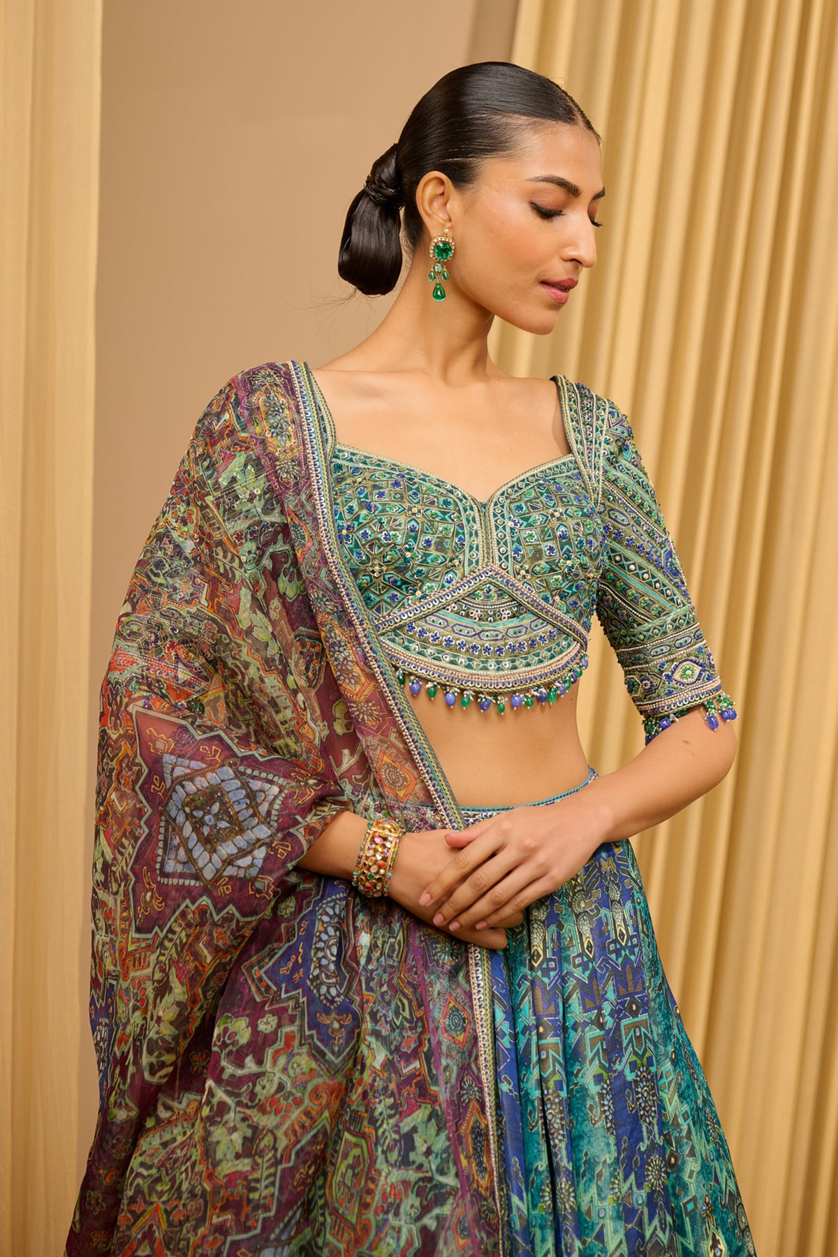 Classic Printed Lehenga Set