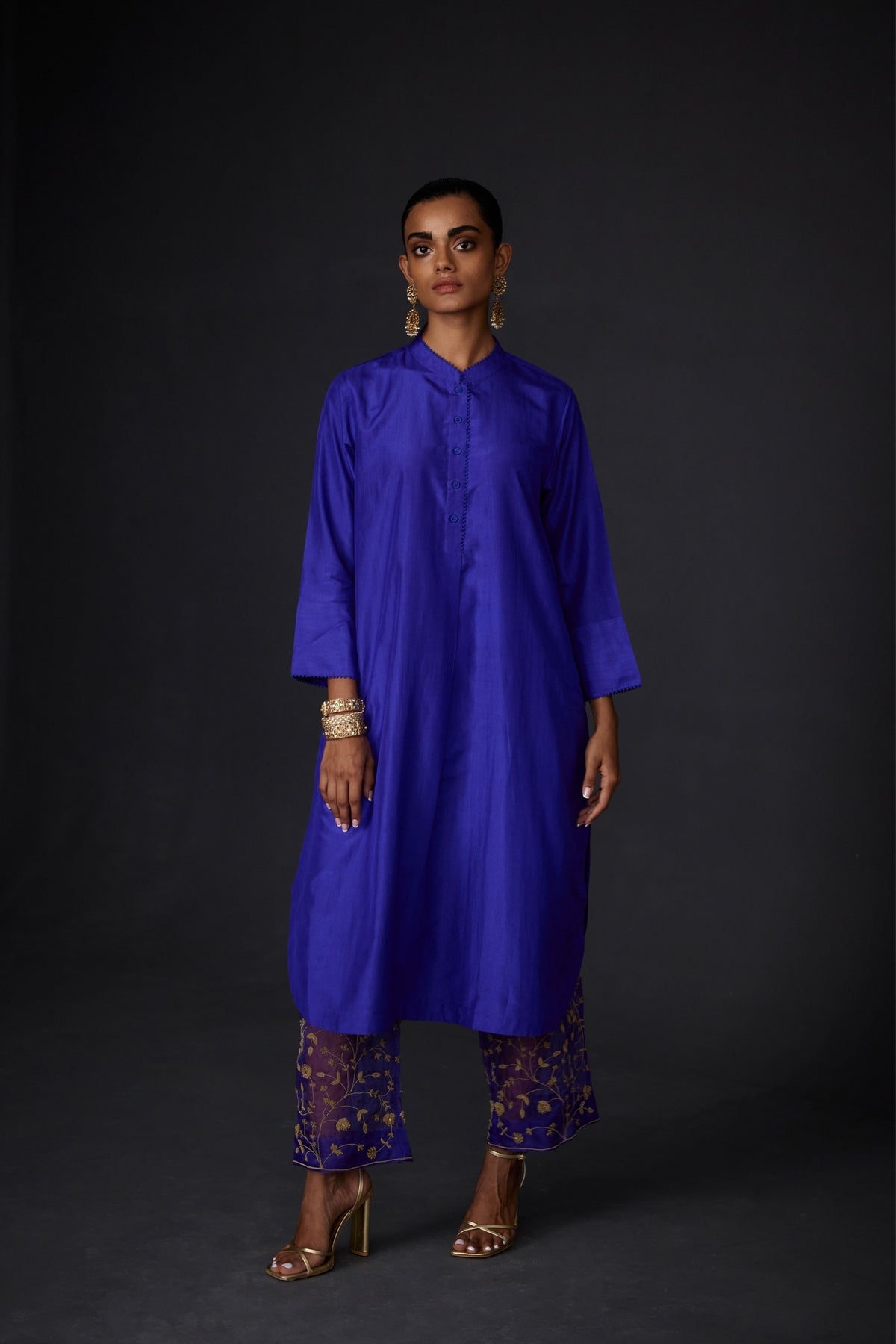 Persian Blue  Tunic &amp; Trouser Set