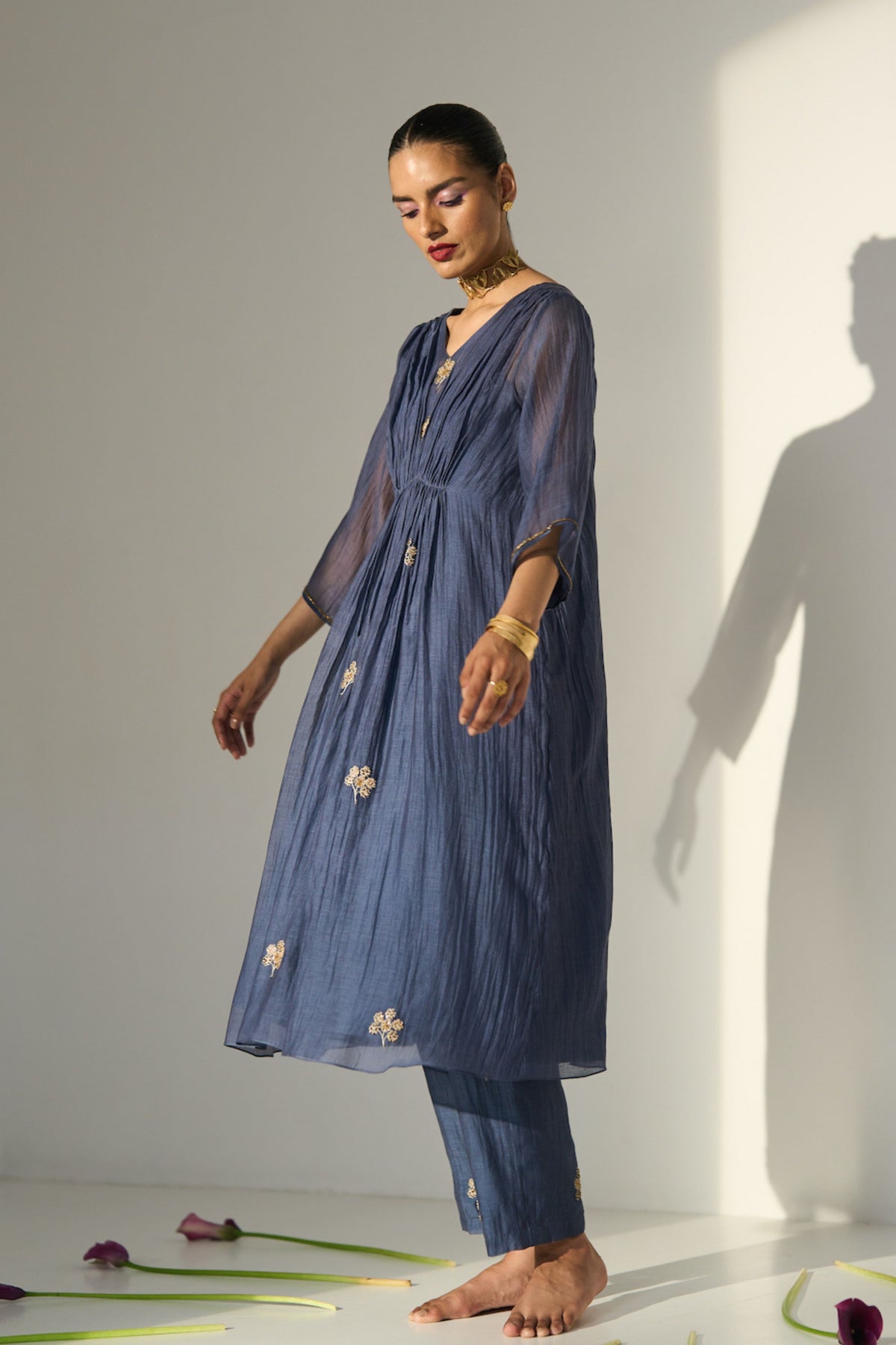 Blue Kashni Kurta