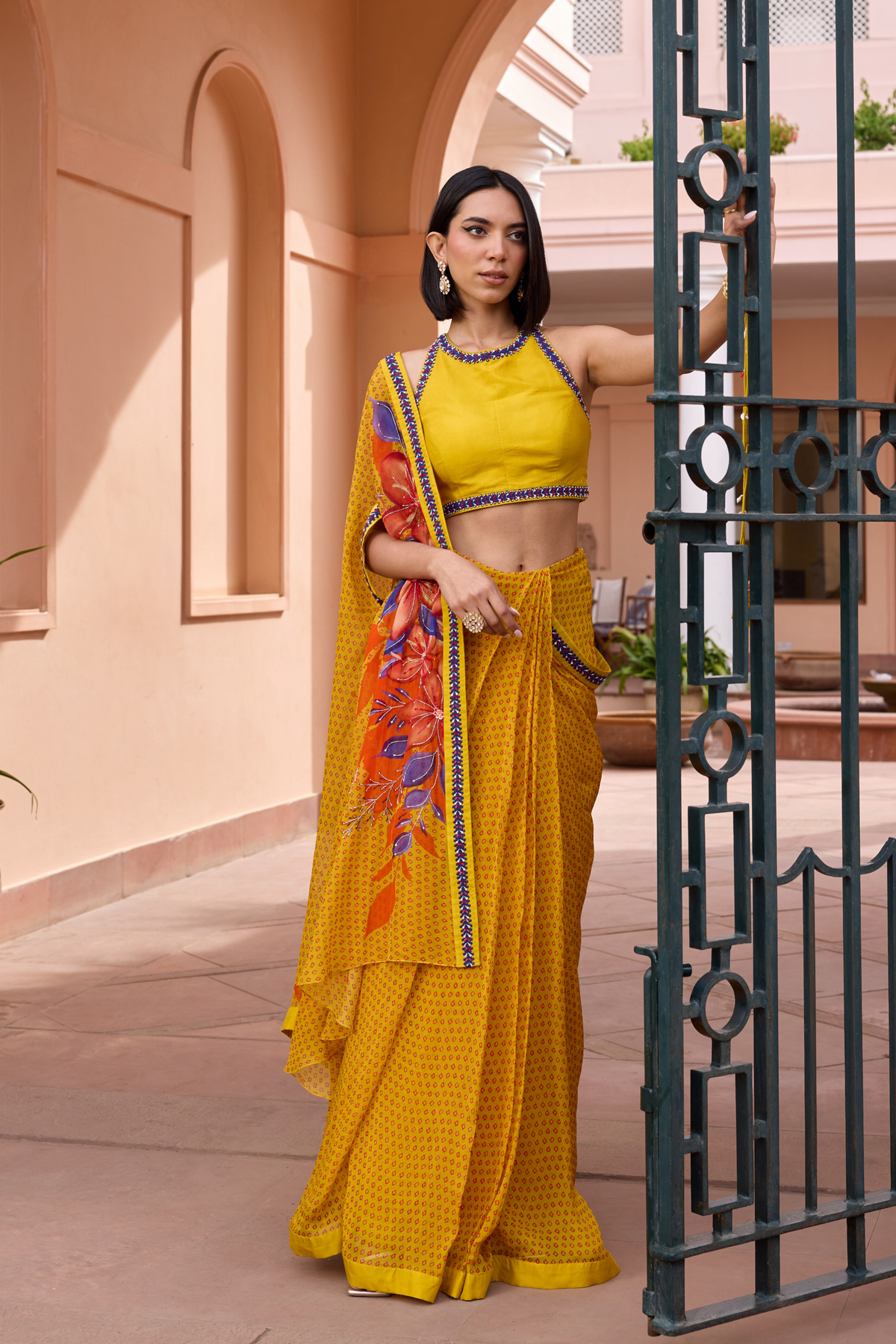 Khushrang Saree Set