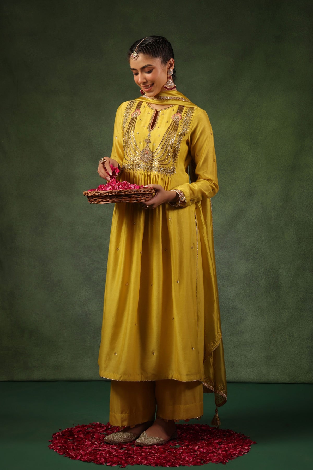 Yellow Pakeezah Kurta Set