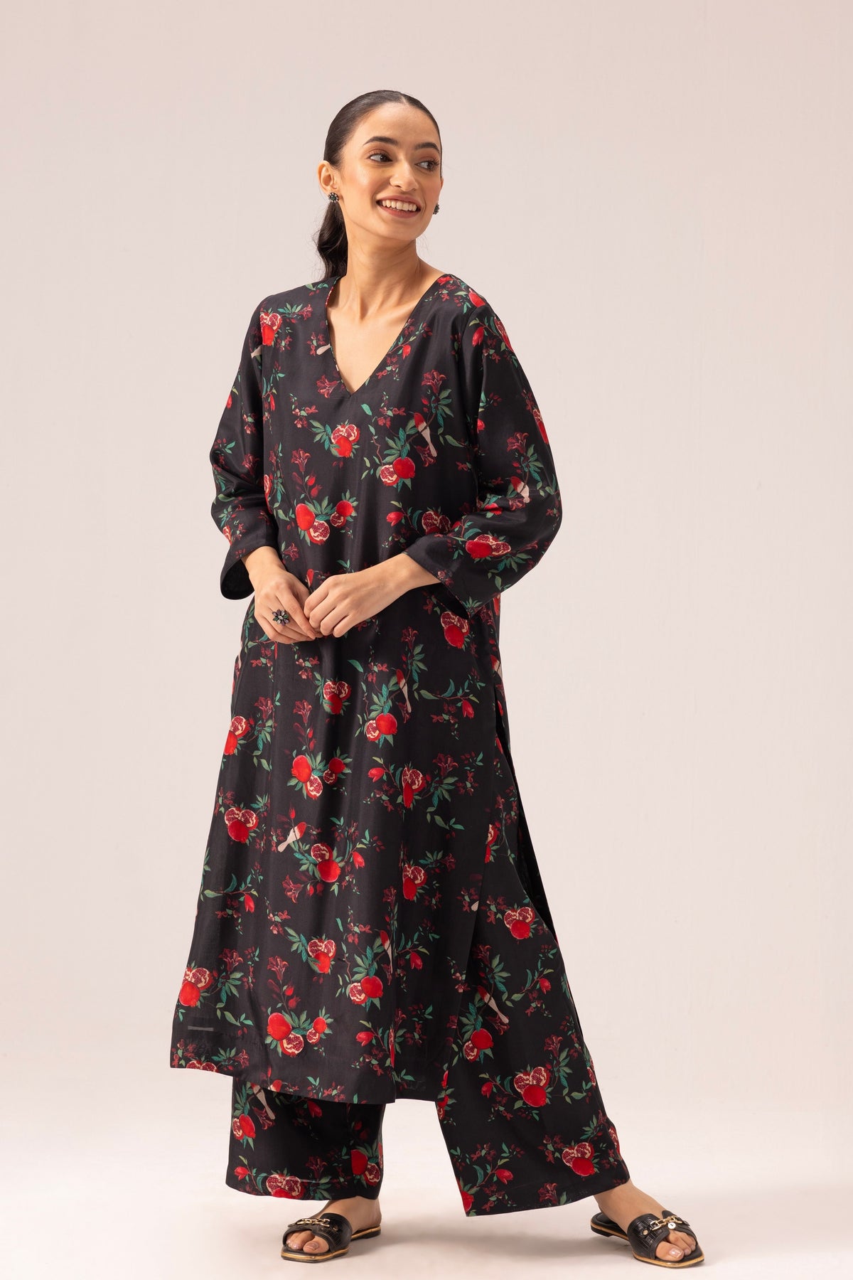 Amelia Black Kurta Set