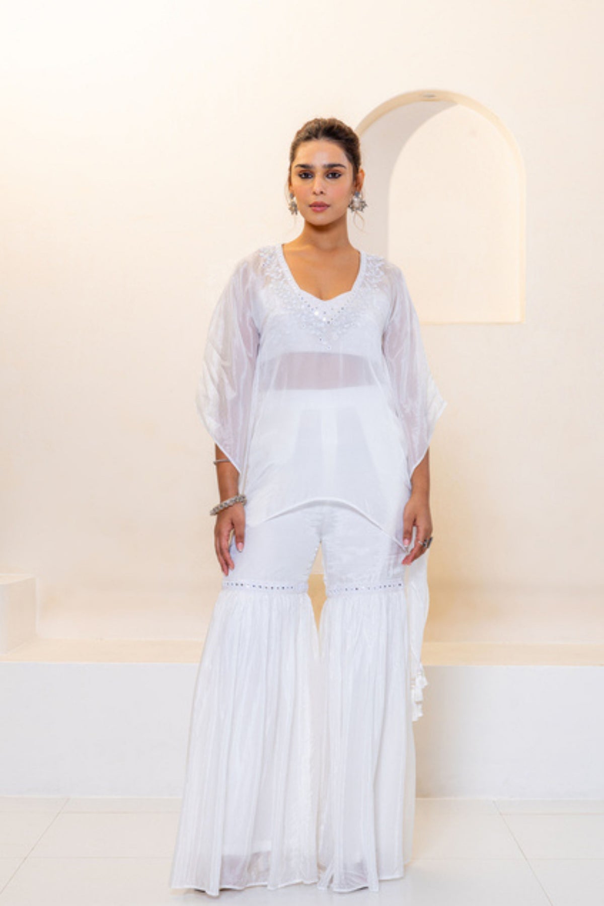 Kaftan With Bustier and Sharara