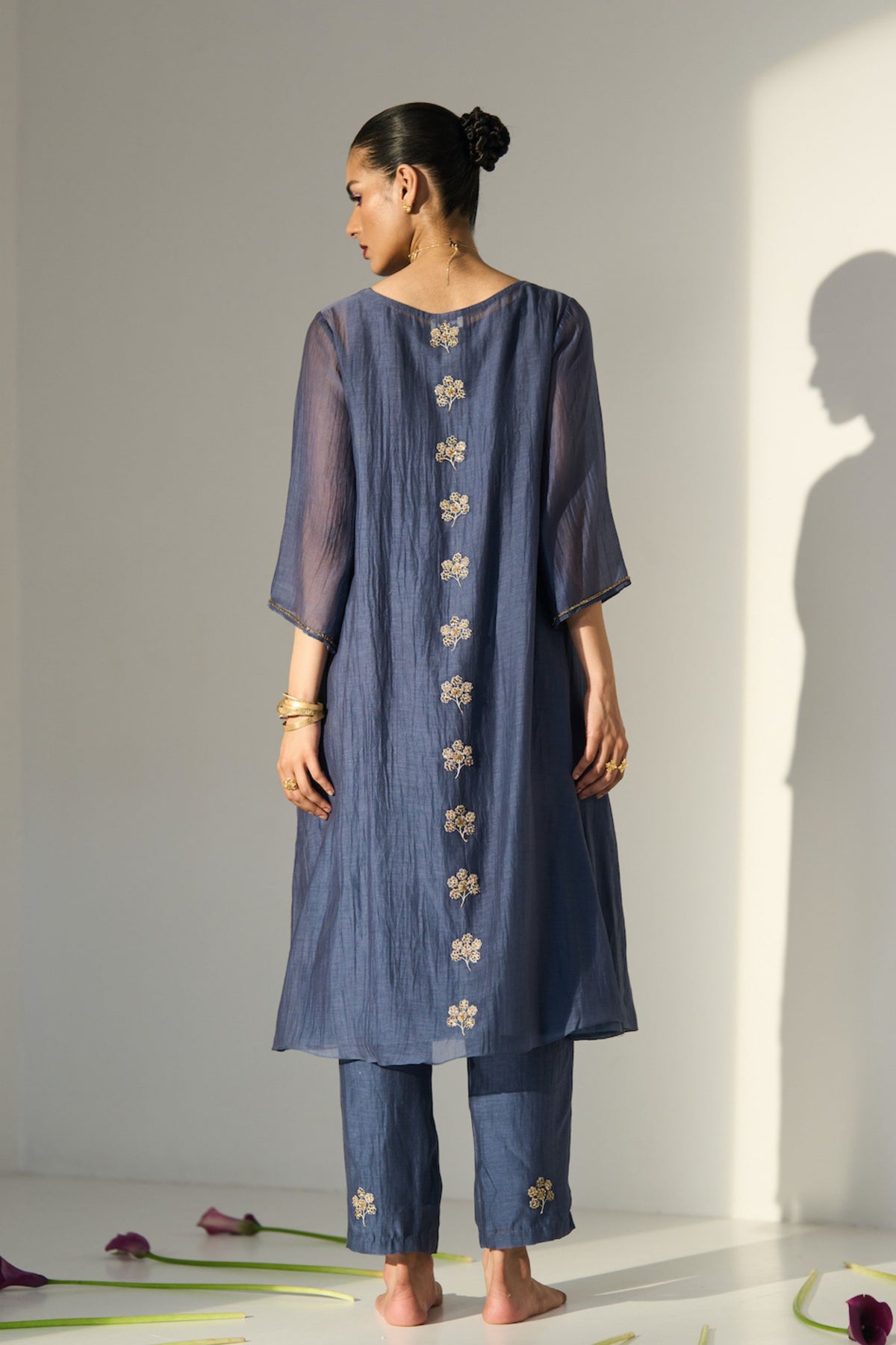 Blue Kashni Kurta