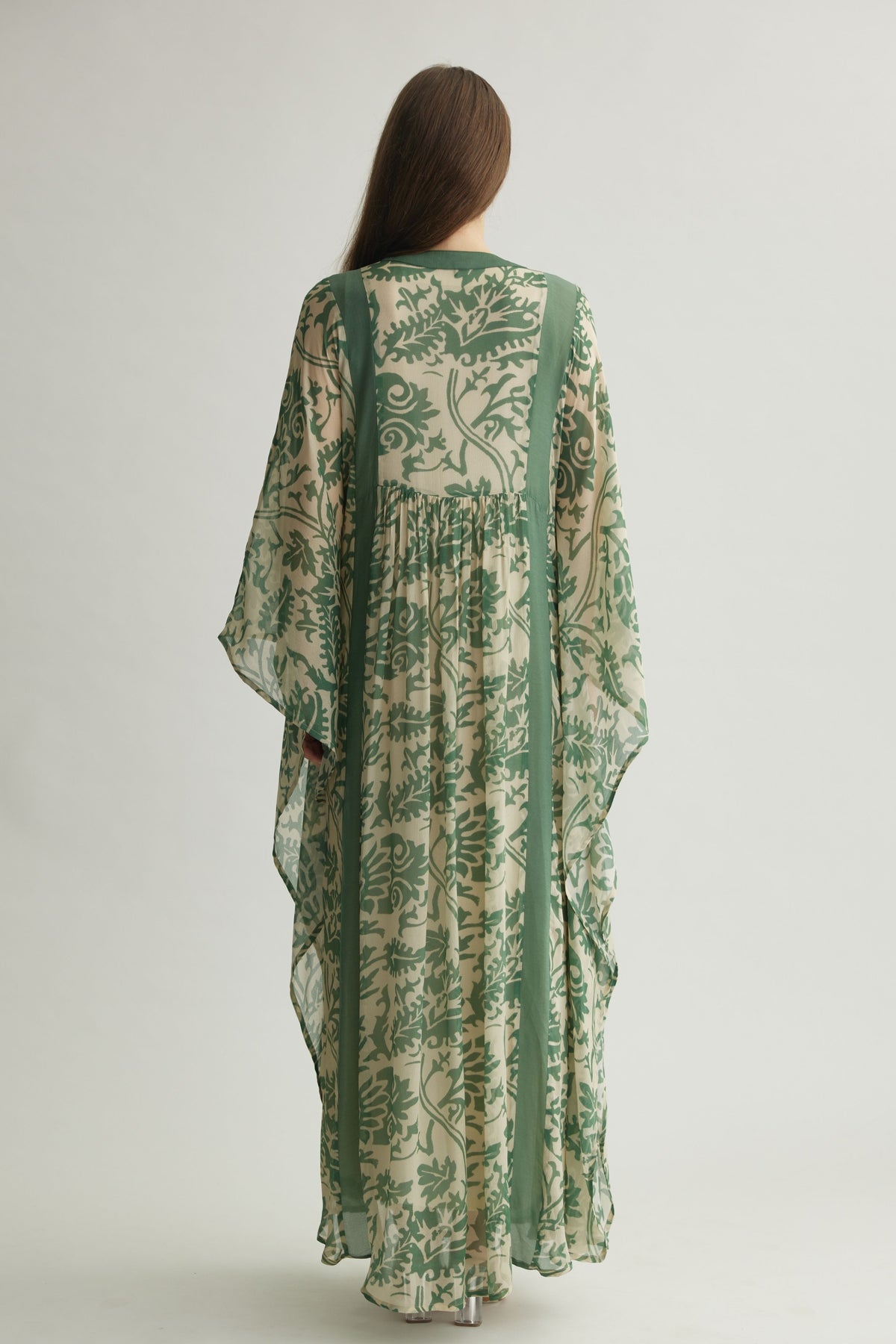 Mint Chevron Kaftan