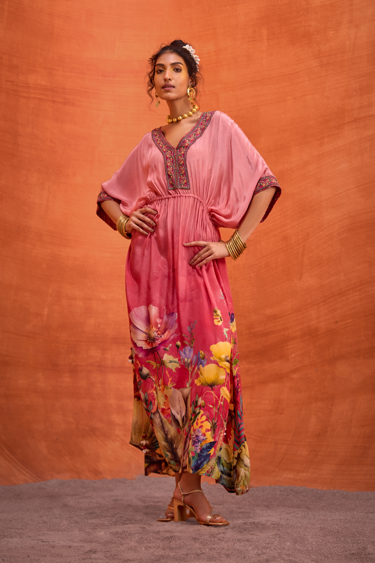 Pink Bianca Kaftan