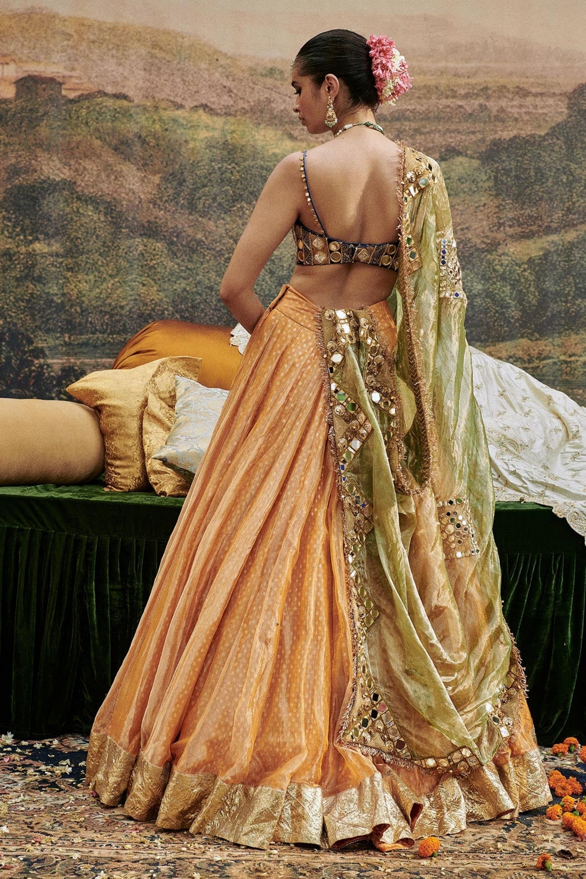 Ina Sheesh Lehenga Set