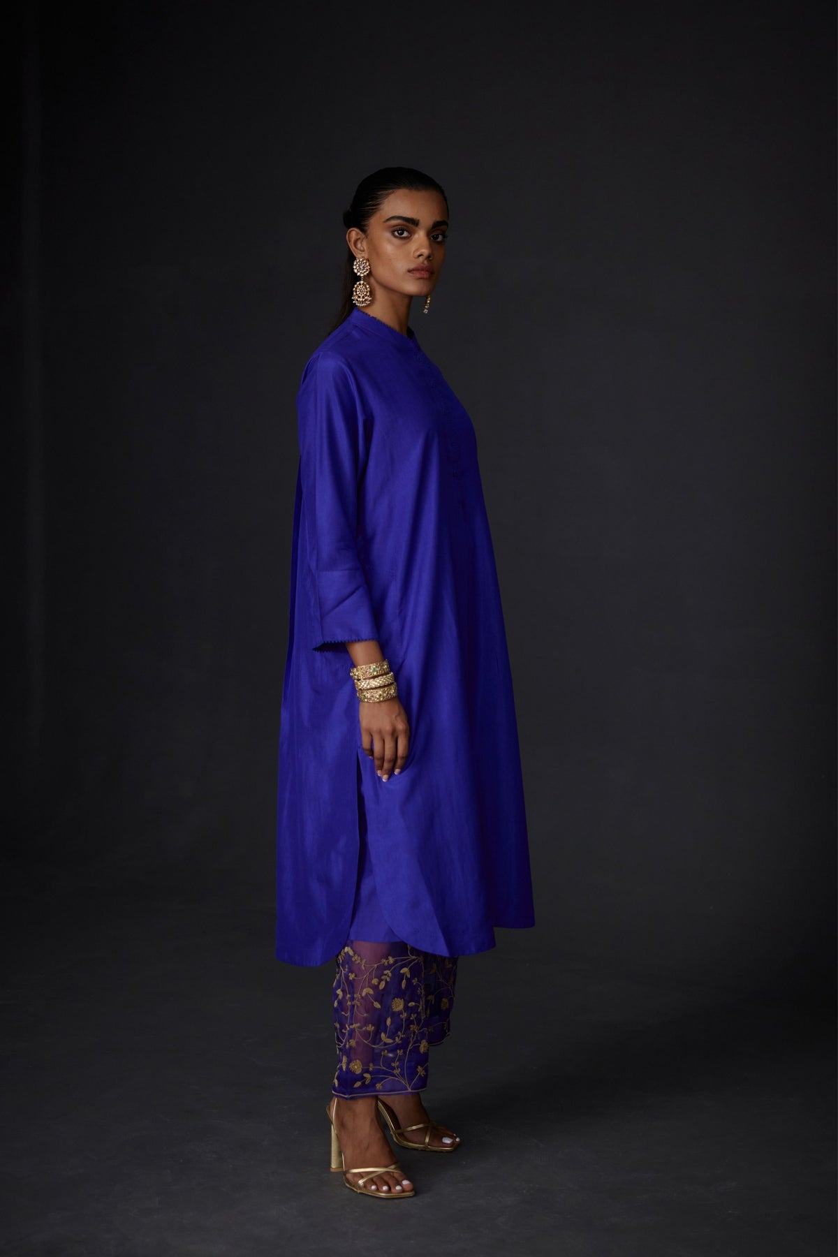 Persian Blue  Tunic &amp; Trouser Set