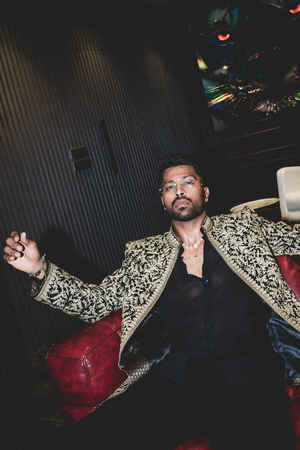 Hardik Pandya in Tarun Tahiliani Menswear