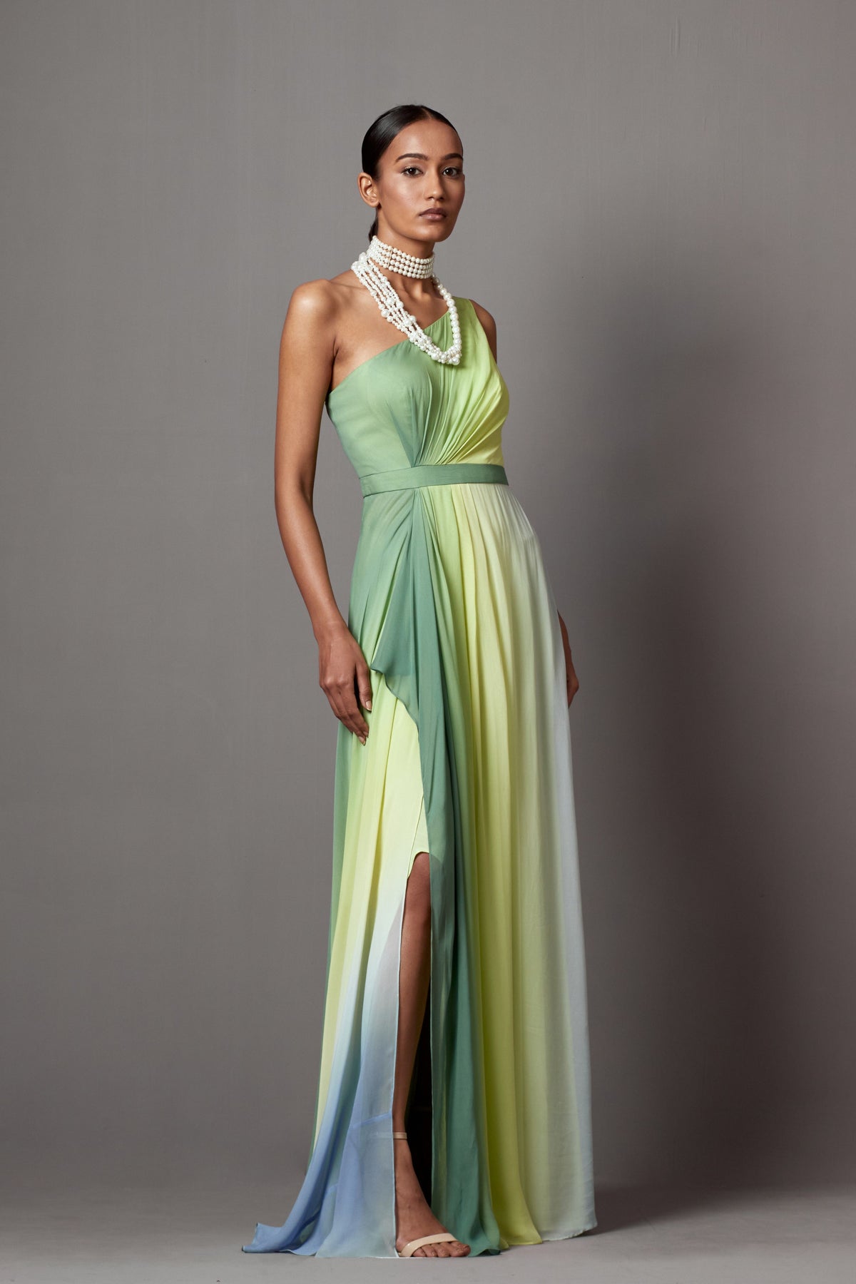 Dusk One Shoulder Gown