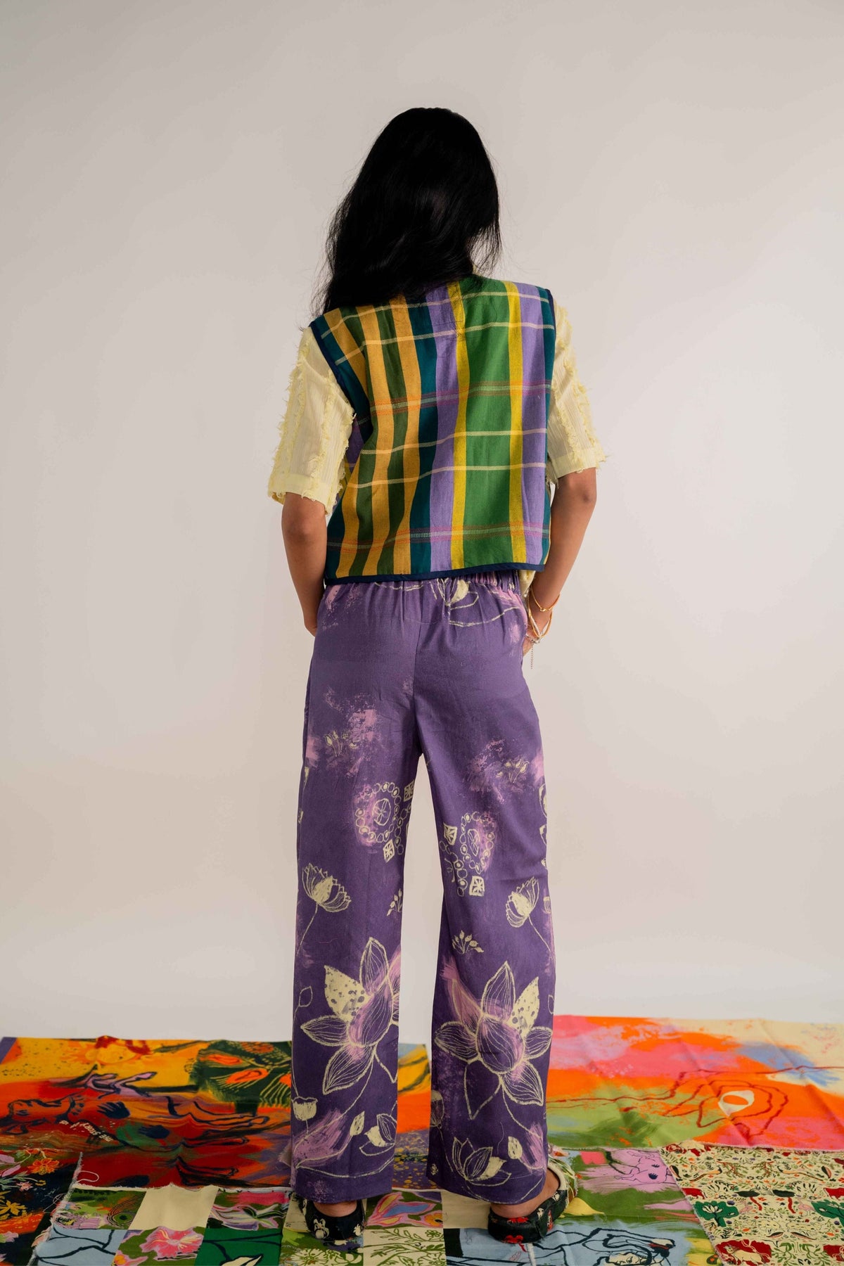 Padma Purple Trouser