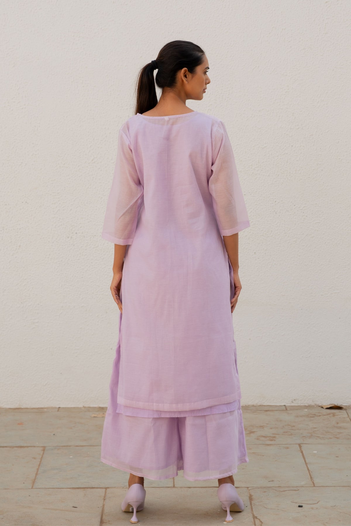 Dragonfly on Thistle Kurta Set