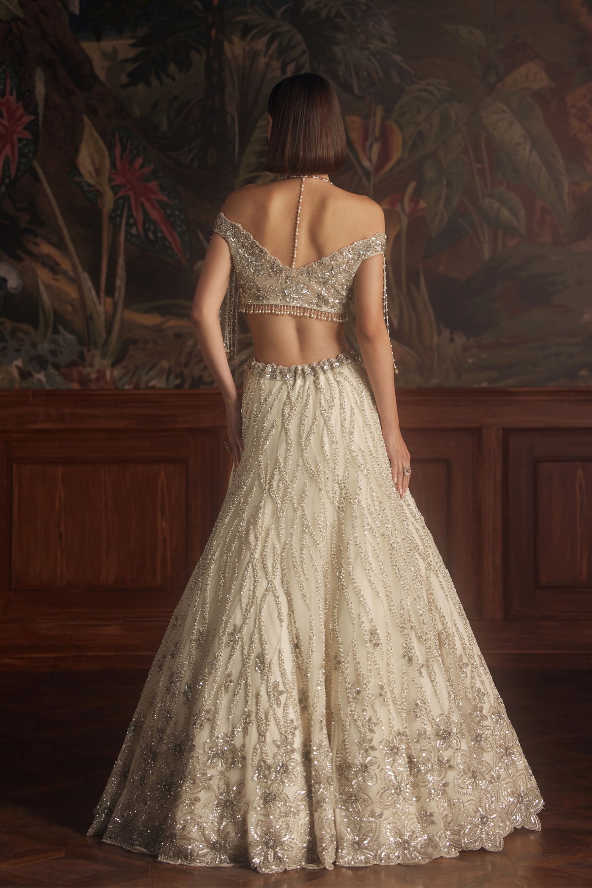 Rigel Ivory Lehenga Set