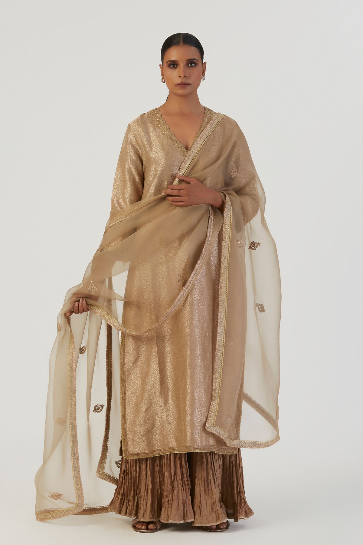 Spriha Brocade Silk Kurta