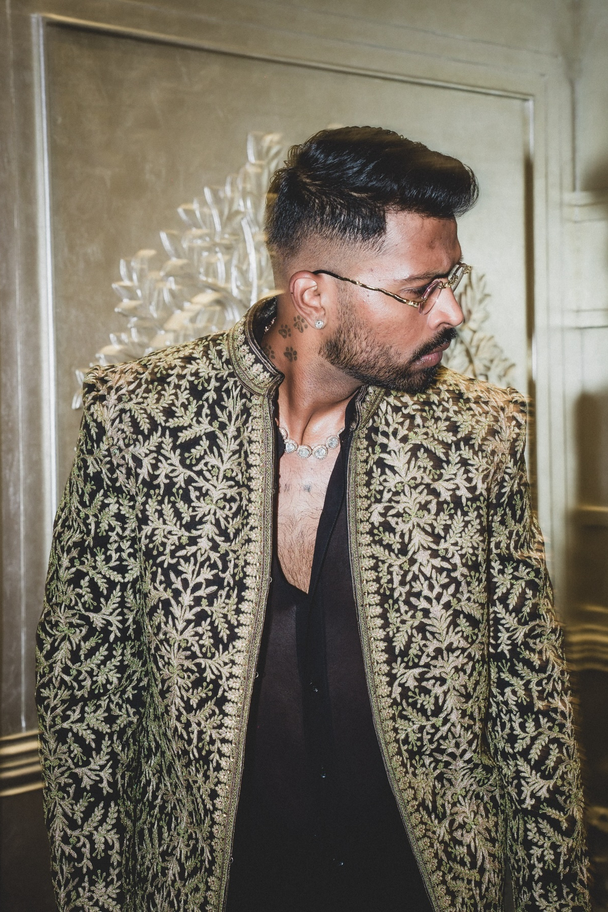 Hardik Pandya in Tarun Tahiliani Menswear