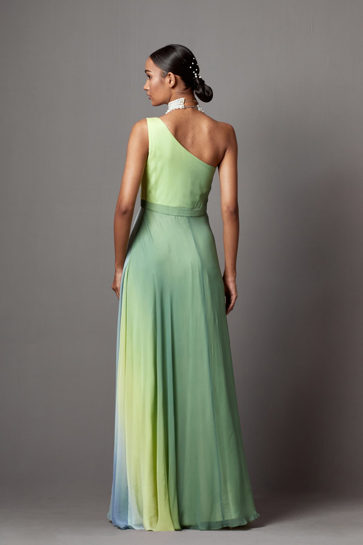 Dusk One Shoulder Gown