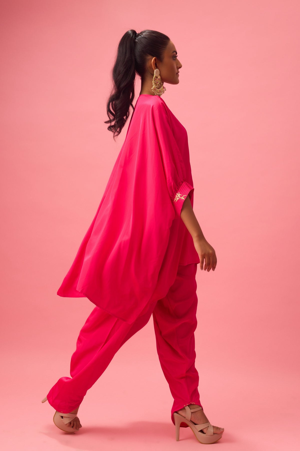 Rani Pink Kaftan Set